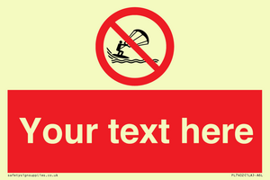 Custom No kite surfing